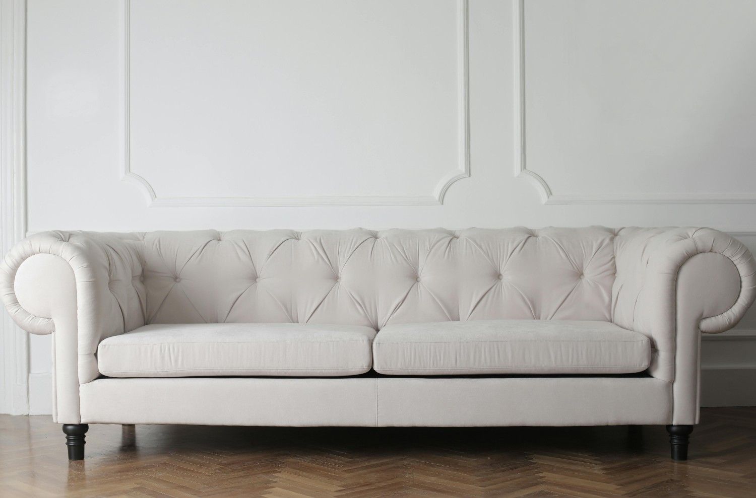 White Leather Sofa